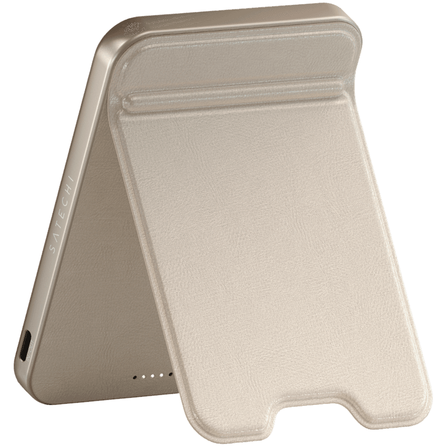 SATECHI Qi2 5K Magnetic Power Bank with Stand (Sand) 2