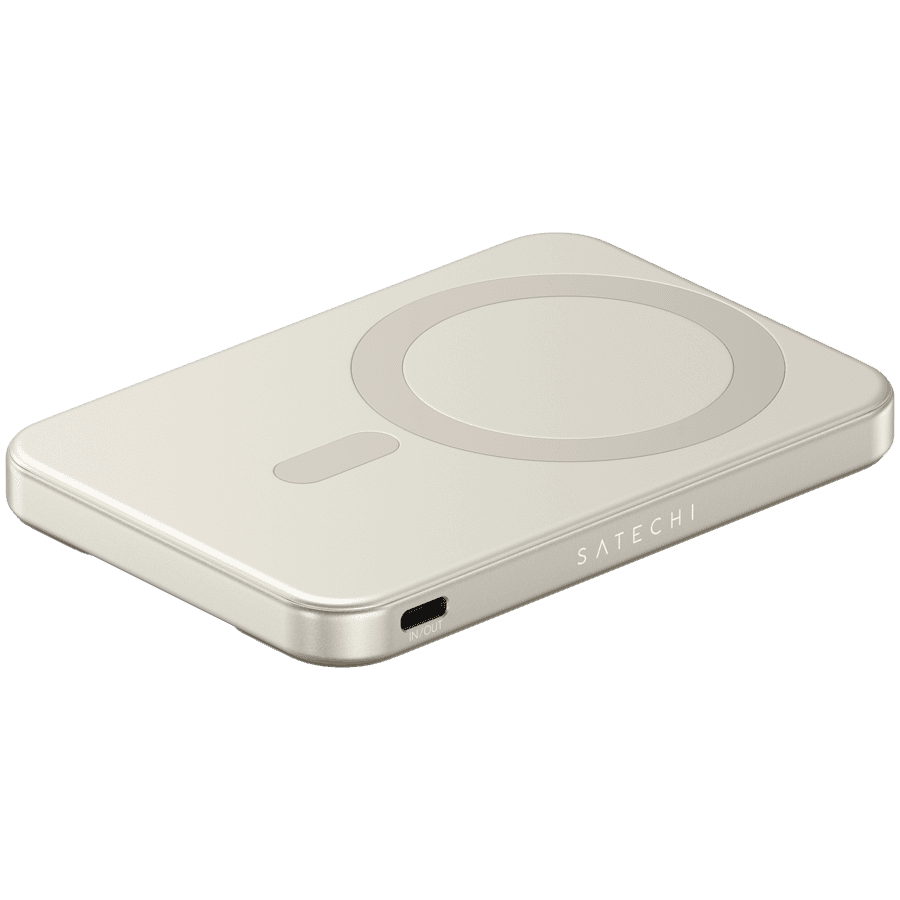 SATECHI Qi2 5K Magnetic Power Bank with Stand (Sand) 3