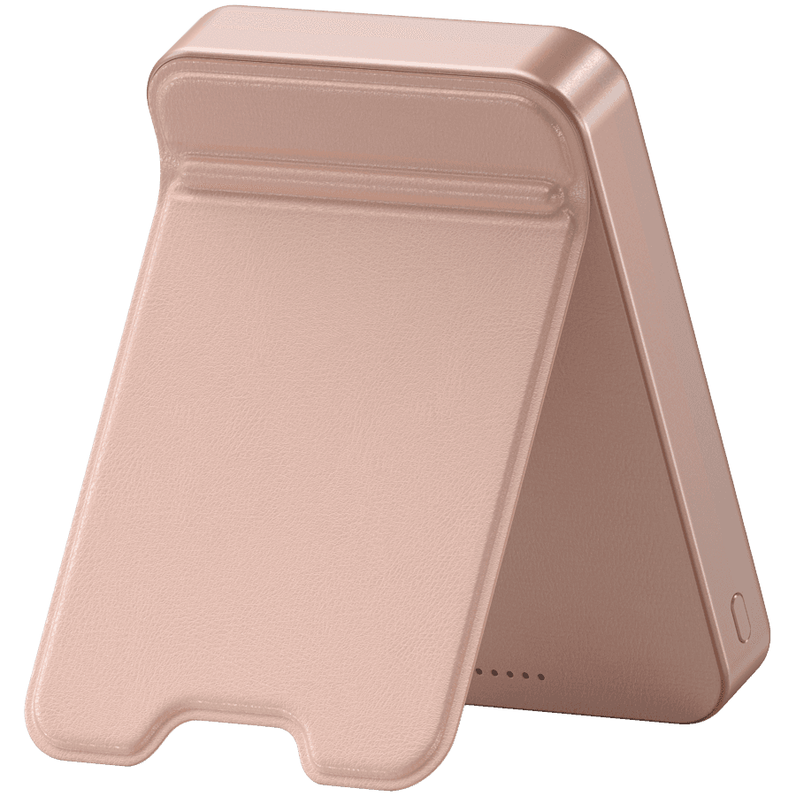 SATECHI Qi2 10K Magnetic Power Bank with Stand (Desert Rose) 2