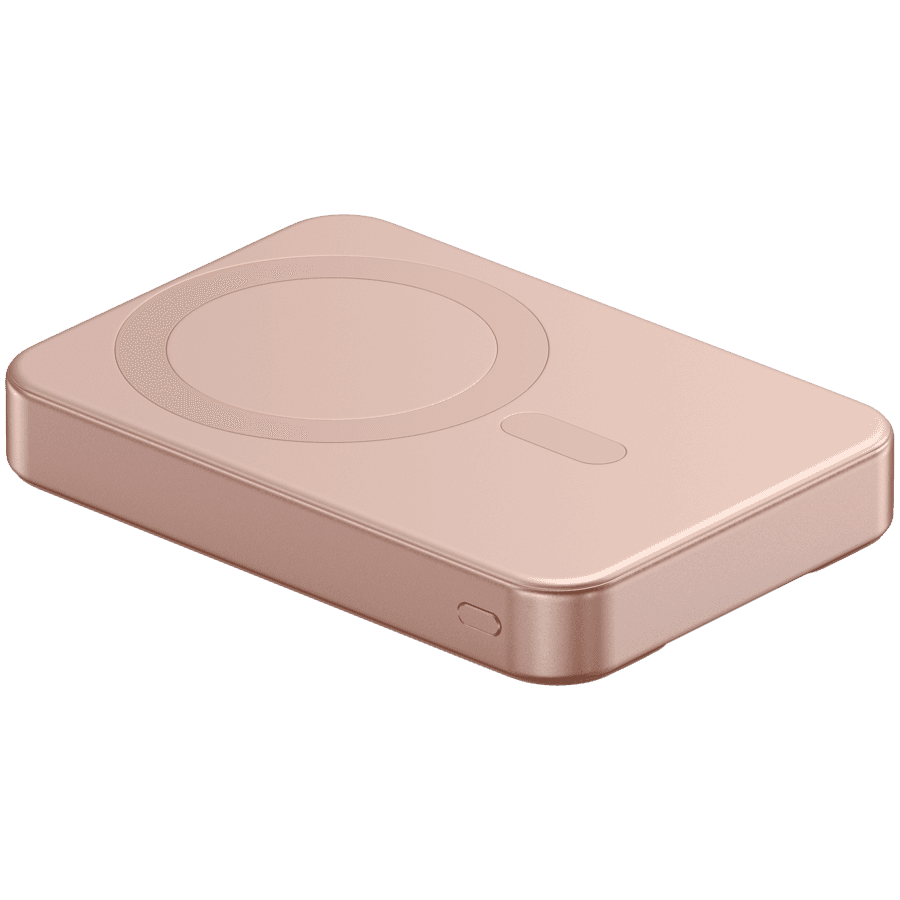 SATECHI Qi2 10K Magnetic Power Bank with Stand (Desert Rose) 3