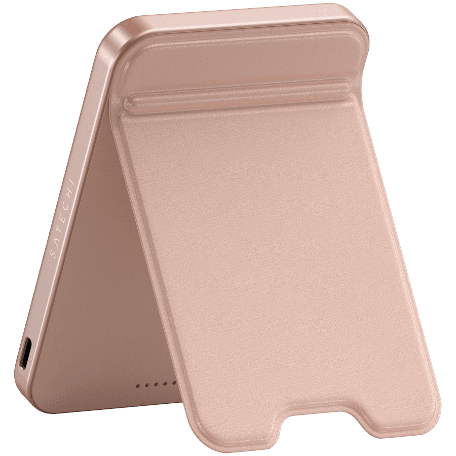 SATECHI Qi2 5K Magnetic Power Bank with Stand (Desert Rose) 2
