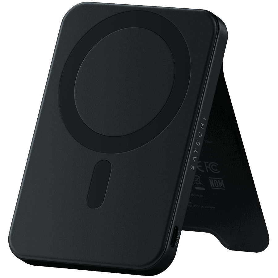 SATECHI Qi2 5K Magnetic Power Bank with Stand (Black)
