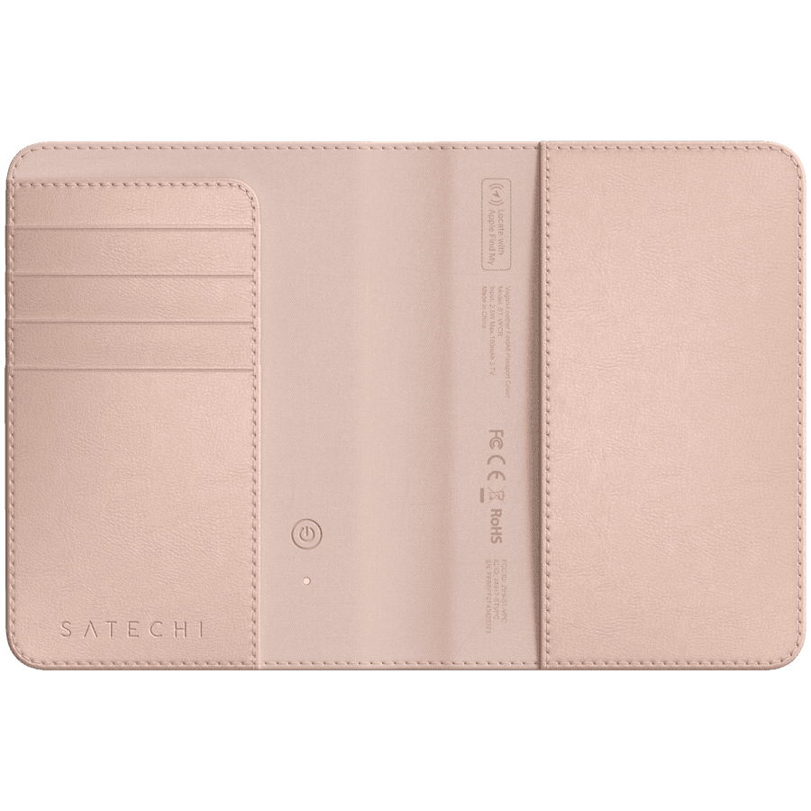 SATECHI Vegan-Leather FindAll Passport Cover (Desert Rose) 3