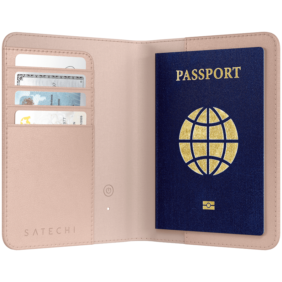 SATECHI Vegan-Leather FindAll Passport Cover (Desert Rose) 6