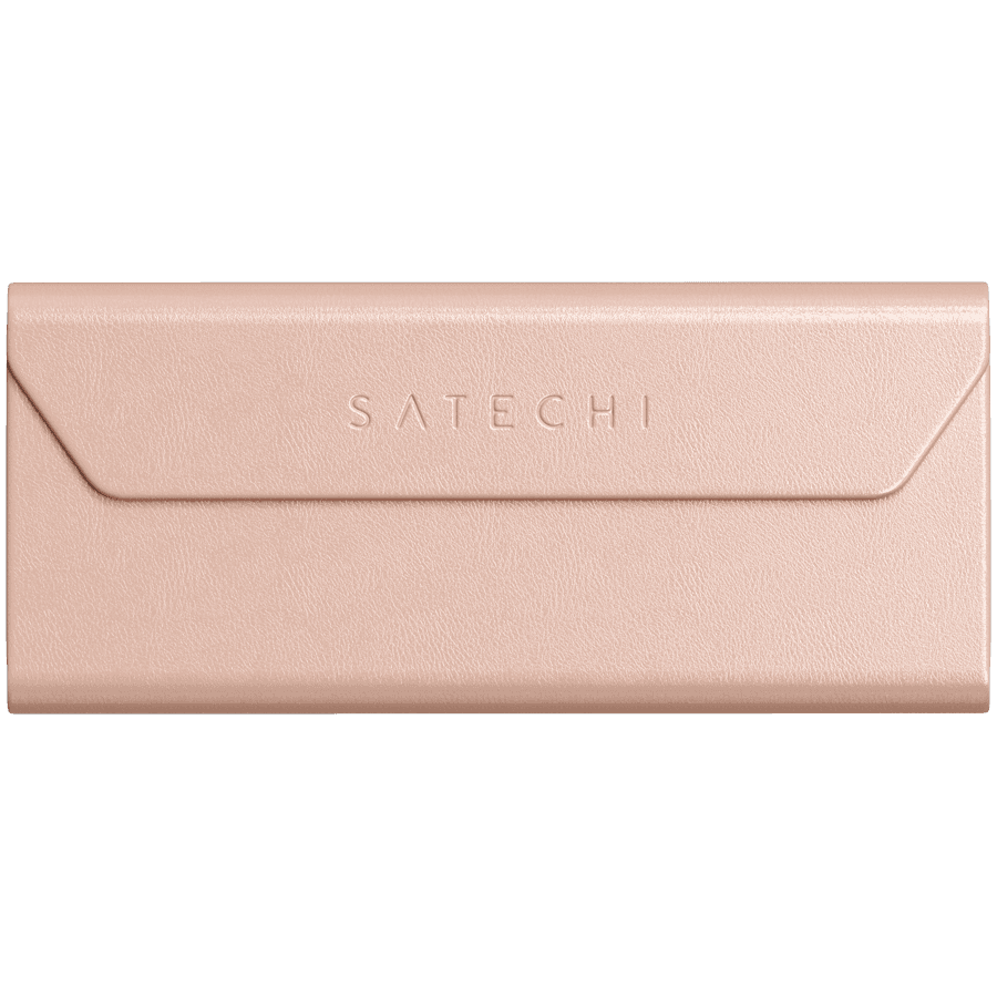 SATECHI Vegan-Leather FindAll Glasses Case (Desert Rose) 4