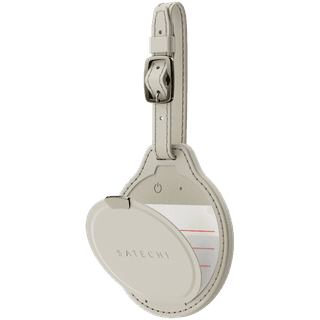 SATECHI Vegan-Leather FindAll Luggage Tag (Sand)
