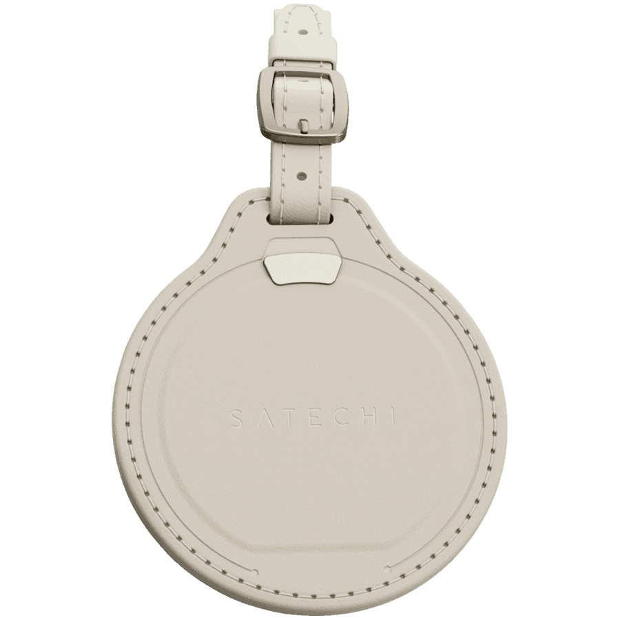 SATECHI Vegan-Leather FindAll Luggage Tag (Sand) 2