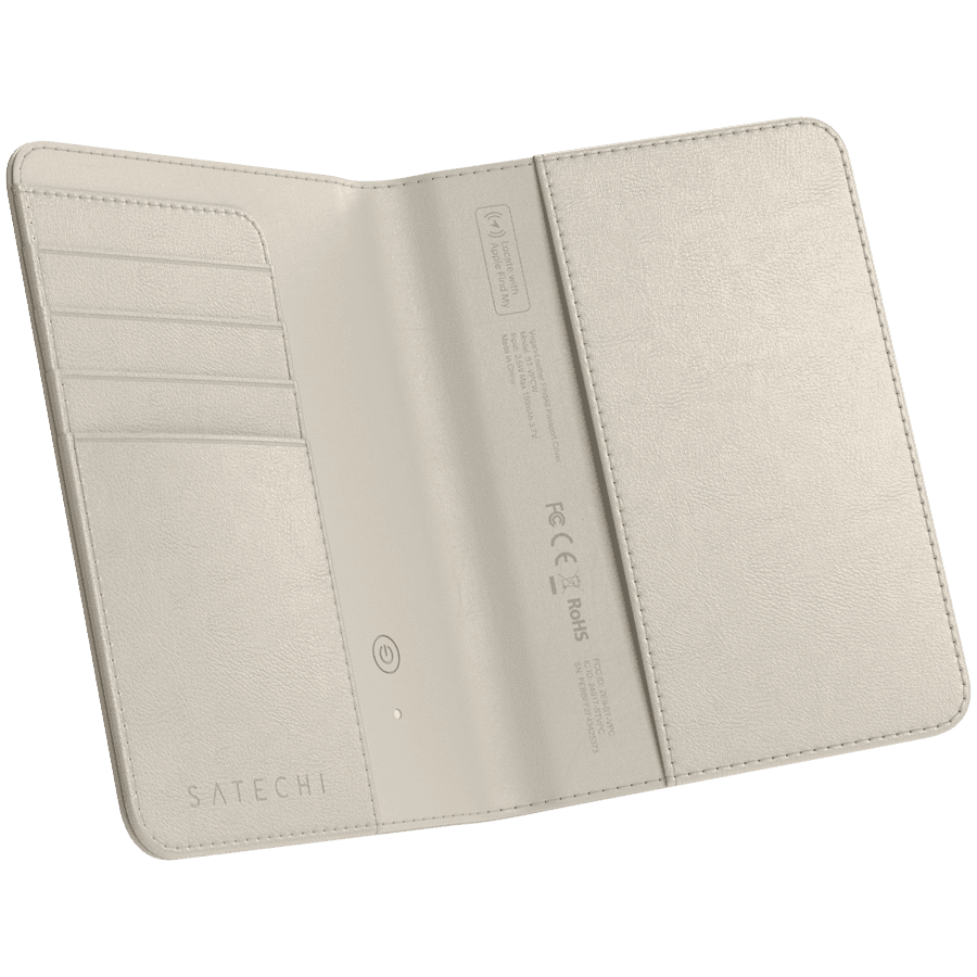 SATECHI Vegan-Leather FindAll Passport Cover (Sand) 4