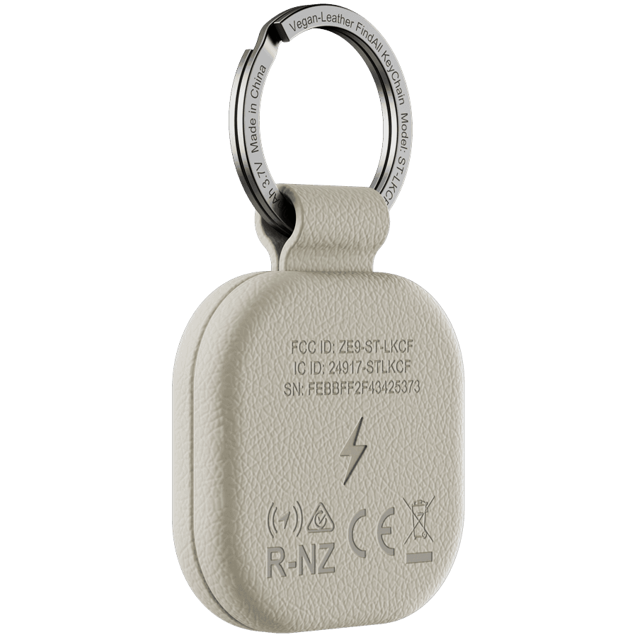SATECHI Vegan-leather Findall Keychain (Sand) 2