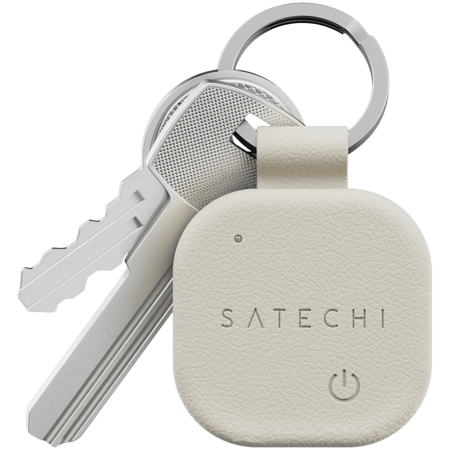 SATECHI Vegan-leather Findall Keychain (Sand) 3