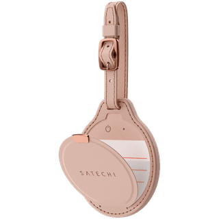 SATECHI Vegan-Leather FindAll Luggage Tag (Desert Rose)