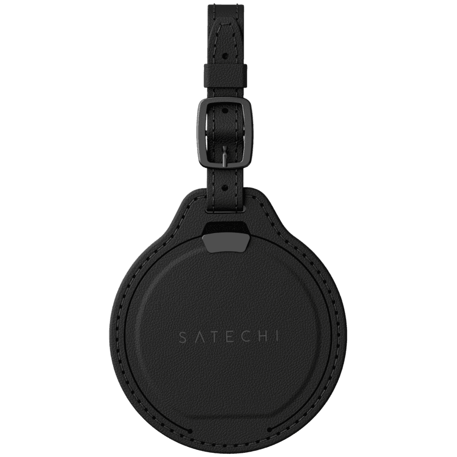 SATECHI Vegan-Leather FindAll Luggage Tag (Black) 2