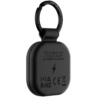 SATECHI Vegan-Leather Keychain with Find My