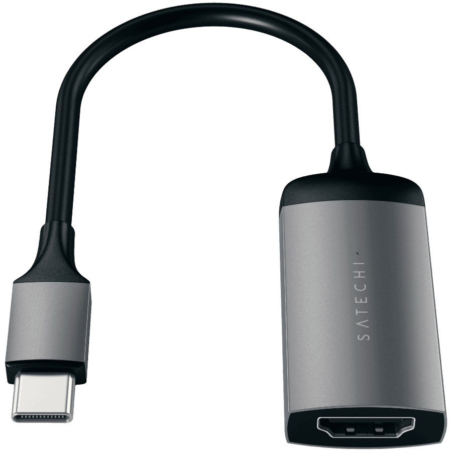 SATECHI Aluminum Type-C to HDMI Adapter 4K 60Hz Space Gray