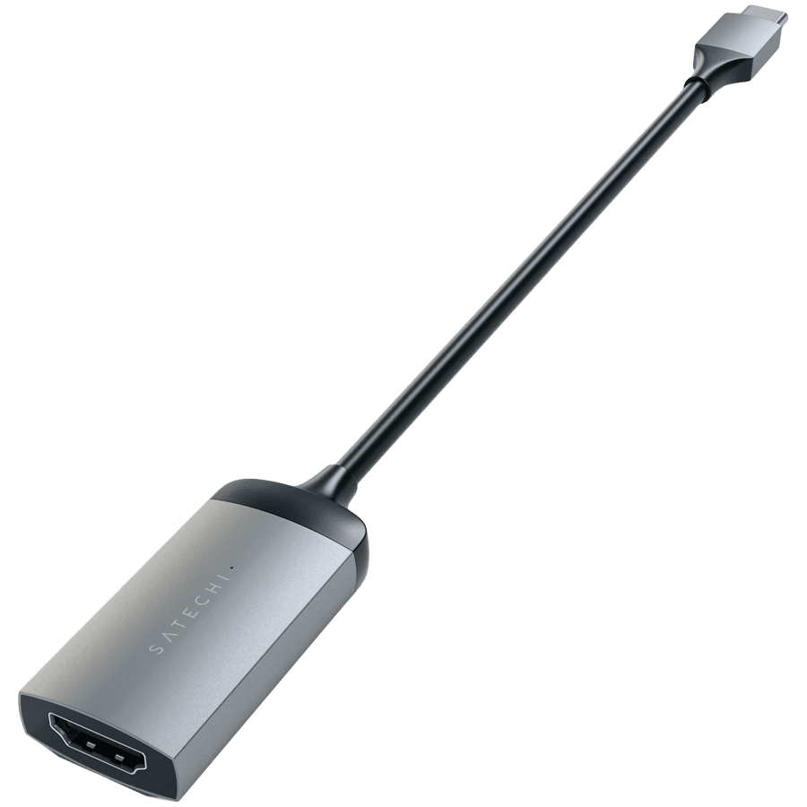 SATECHI Aluminum Type-C to HDMI Adapter 4K 60Hz Space Gray 3