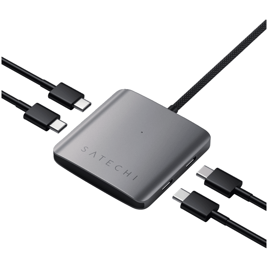 SATECHI 4-Port USB-C Hub with PD 6