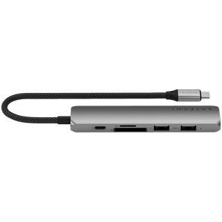 SATECHI 6-in-1 USB-C Slim Multiport Adapter (Space Grey)