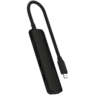 SATECHI 4-in-1 USB-C Slim Multiport Adapter 4K (Black)