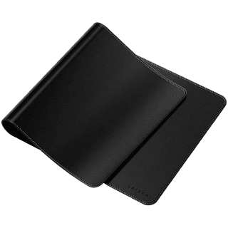 SATECHI Vegan-Leather Premium Desk Mat (Black)