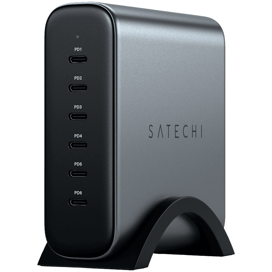 SATECHI 200W USB-C 6-Port PD GaN Charger - EU