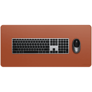 SATECHI Vegan-Leather Premium Desk Mat (Brown)