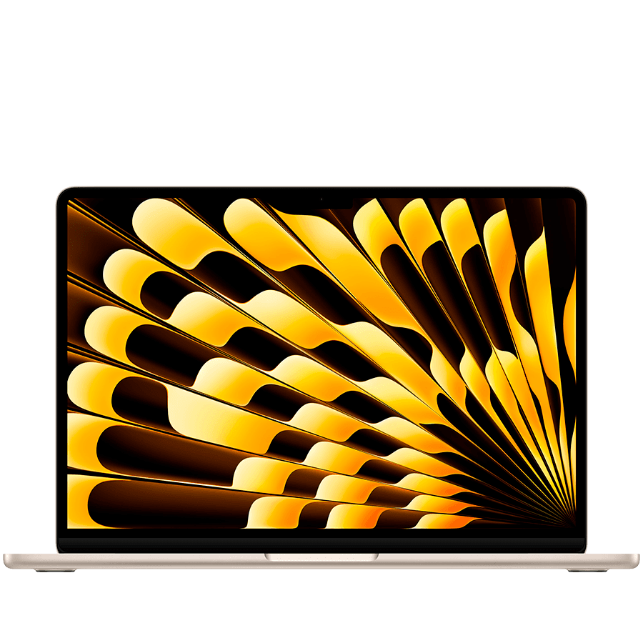 13-inch MacBook Air: Apple M4 chip with 10-core CPU and 10-core GPU, 24GB, 512GB SSD - Starlight