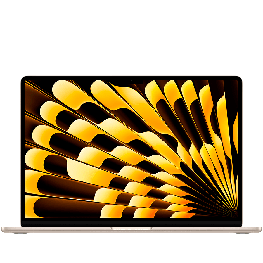 15-inch MacBook Air: Apple M3 chip with 8-core CPU and 10-core GPU, 16GB, 512GB SSD - Starlight