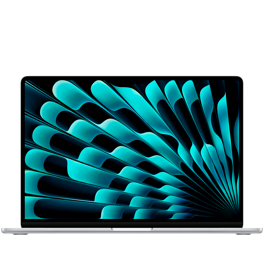 15-inch MacBook Air: Apple M4 chip with 10-core CPU and 10-core GPU, 24GB, 512GB SSD - Silver