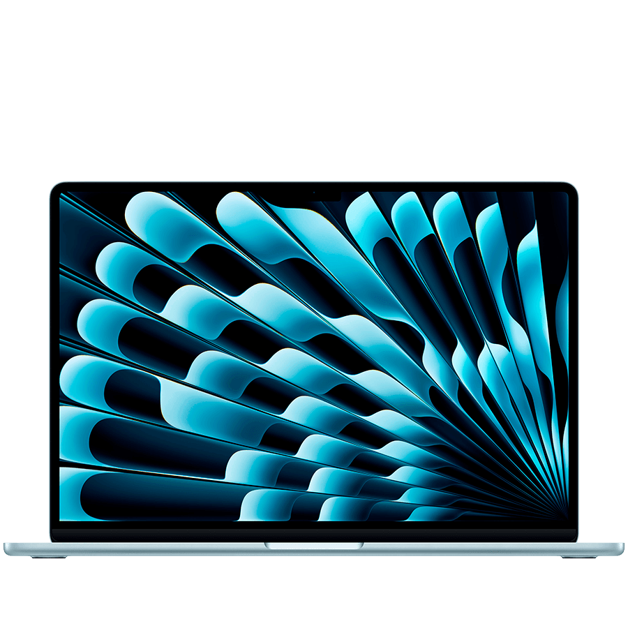 15-inch MacBook Air: Apple M4 chip with 10-core CPU and 10-core GPU, 16GB, 512GB SSD - Sky Blue