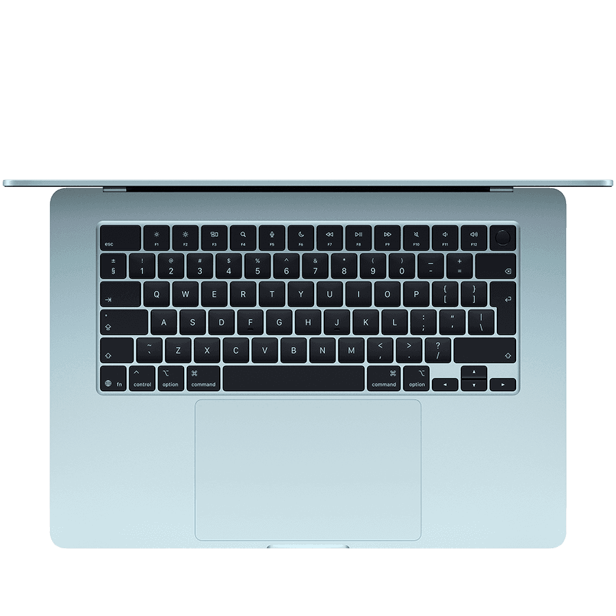 15-inch MacBook Air: Apple M4 chip with 10-core CPU and 10-core GPU, 16GB, 512GB SSD - Sky Blue 2