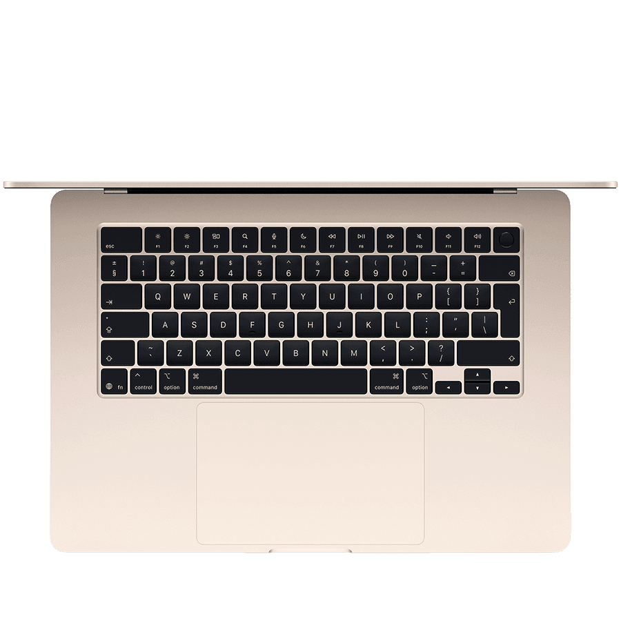 15-inch MacBook Air: Apple M4 chip with 10-core CPU and 10-core GPU, 24GB, 512GB SSD - Starlight 2