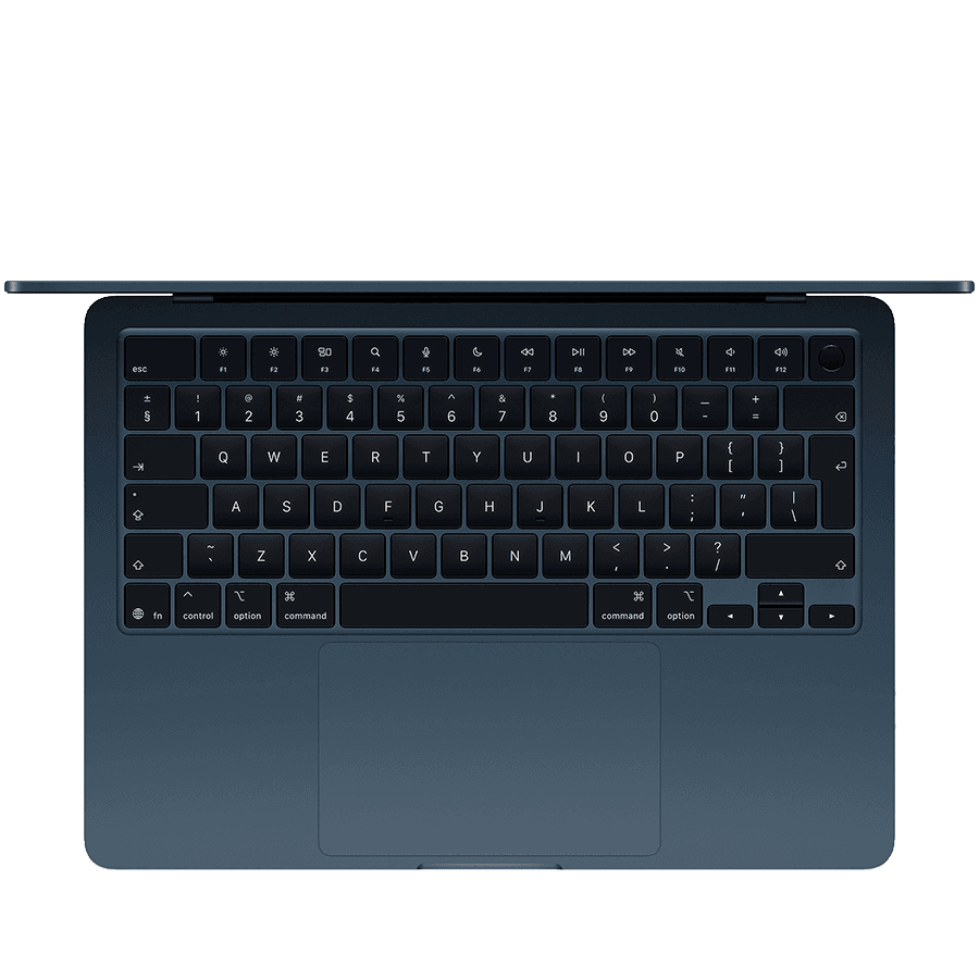 13-inch MacBook Air: Apple M4 chip with 10-core CPU and 10-core GPU, 24GB, 512GB SSD - Midnight 2