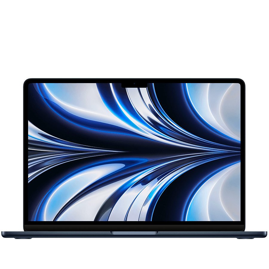 13-inch MacBook Air: Apple M2 chip with 8-core CPU and 8-core GPU, 16GB, 256GB - Midnight
