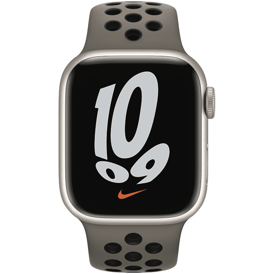 41mm Olive Grey/Black Nike Sport Band 3