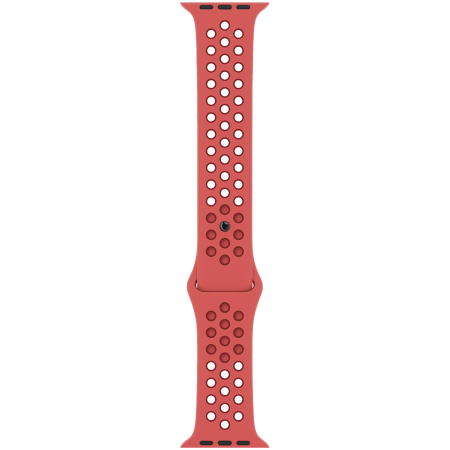 45mm Bright Crimson/Gym Red Nike Sport Band 2