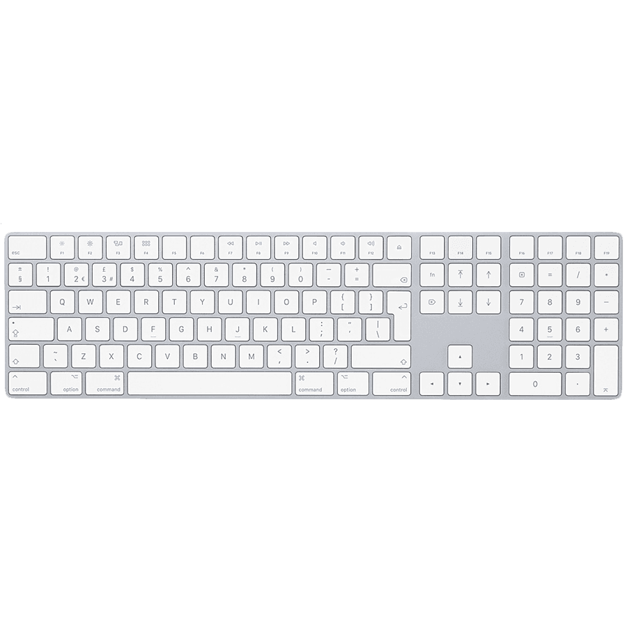 Magic Keyboard with Numeric Keypad - Romanian - Silver