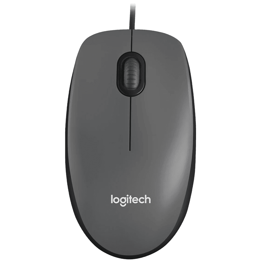LOGITECH Mouse M100 - BLACK - USB - EMEA-914 - AKOYA HANGTAB BOX M100