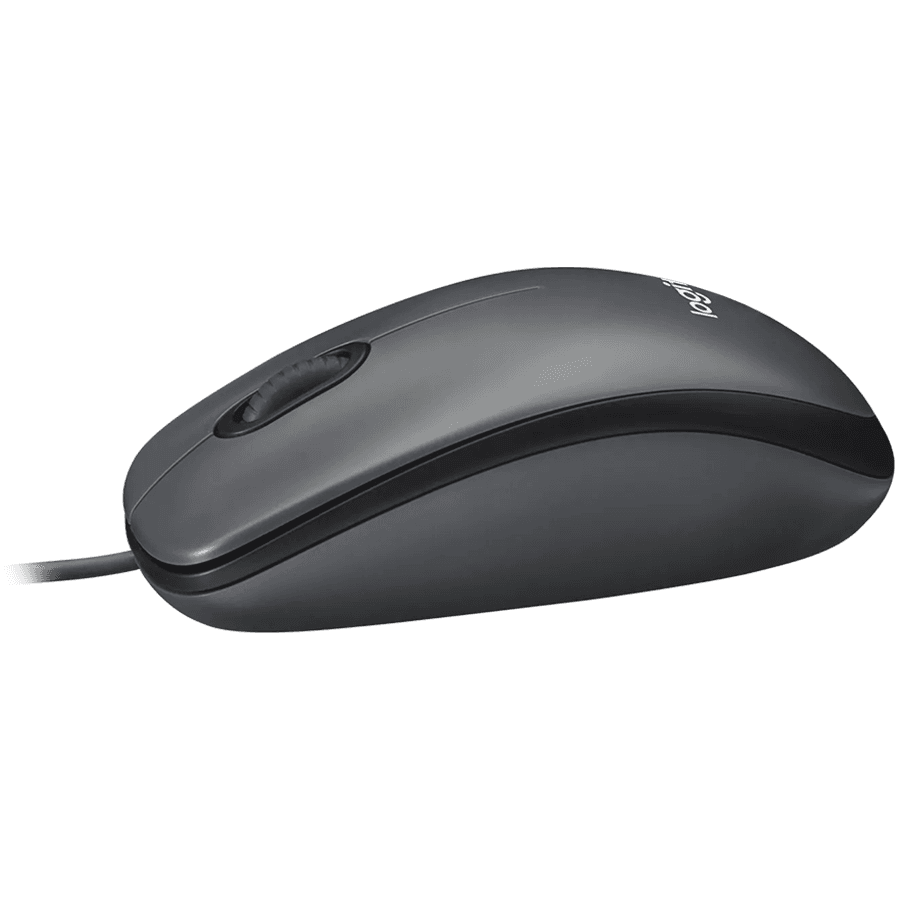LOGITECH Mouse M100 - BLACK - USB - EMEA-914 - AKOYA HANGTAB BOX M100 2