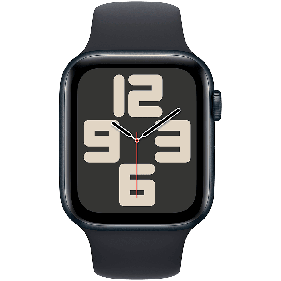 Apple Watch SE GPS 44mm Midnight Aluminium Case with Midnight Sport Band - S/M 2