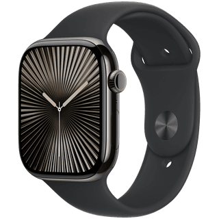 Apple 46mm Black Sport Band - S/M