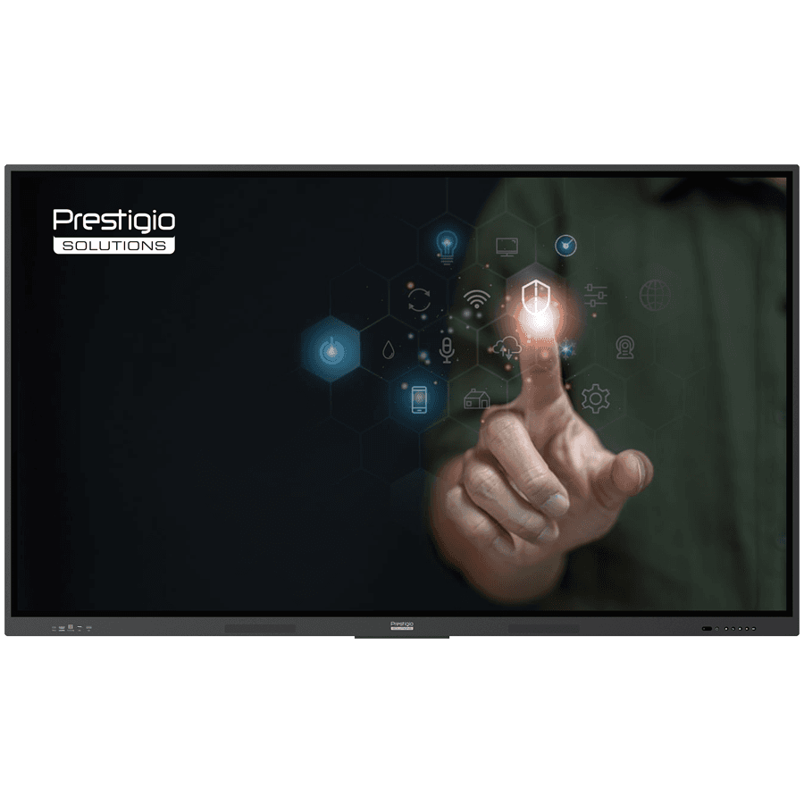 PRESTIGIO SOLUTIONS Multiboard 65" Light Series UHD 4K, Android 13, Dual Wi-Fi, 40TP, touch pen
