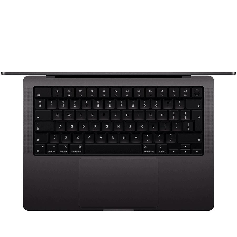 14-inch MacBook Pro: Apple M4 chip with 10‑core CPU and 10‑core GPU, 24GB, 1TB SSD - Space Black 2