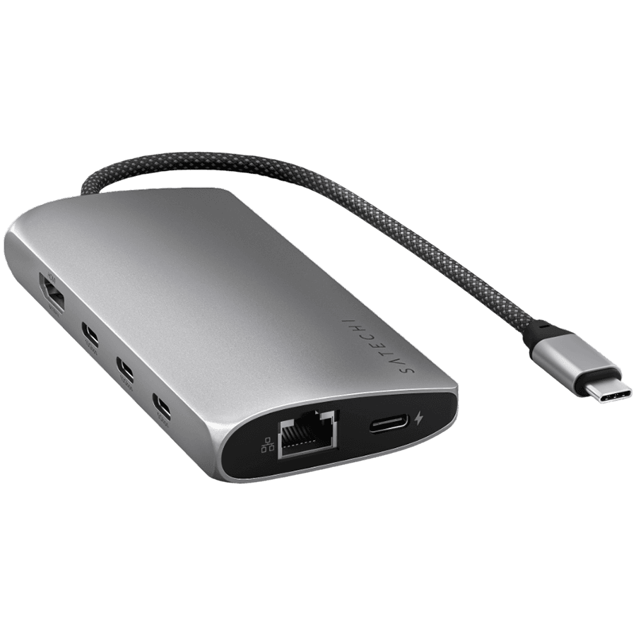 SATECHI USB-C MultiPort Adapter 8K with Ethernet V3 - Space Gray 2