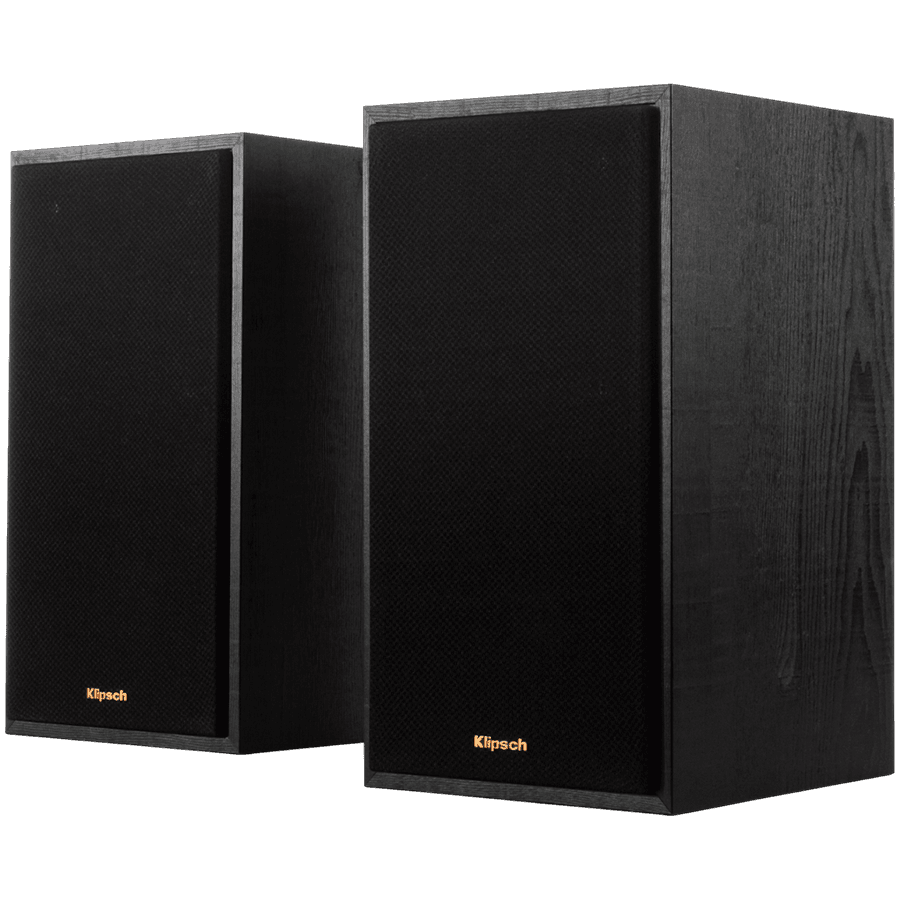 Klipsch Reference R-51PM Powered Bookshelf Speakers, Black, Pair 2
