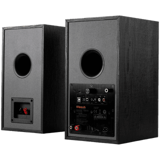 Klipsch Reference R-51PM Powered Bookshelf Speakers, Black, Pair