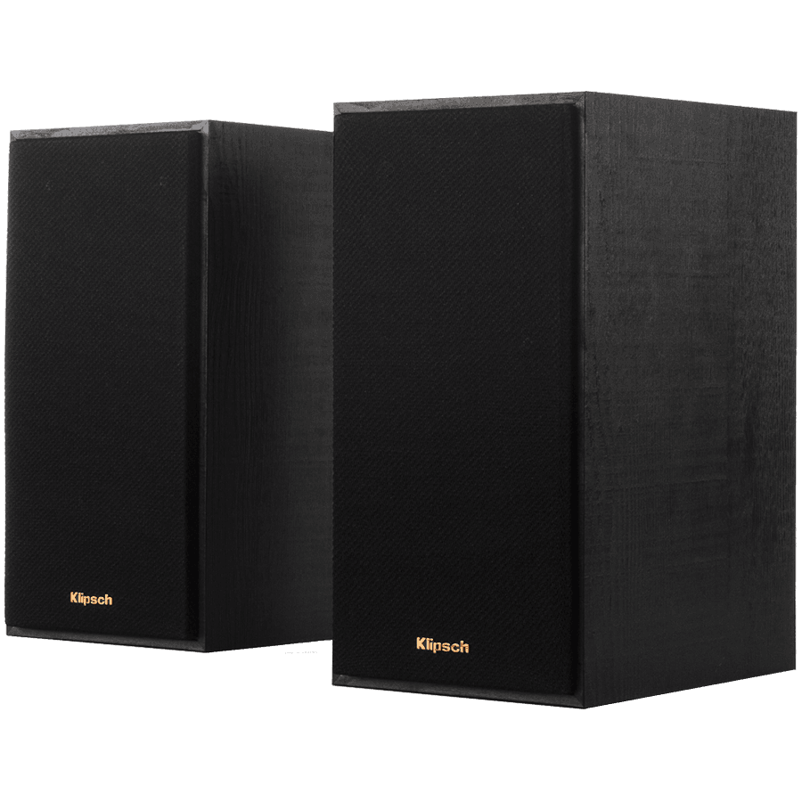 Klipsch Reference R-41PM Powered Bookshelf Speakers, Black, Pair 2