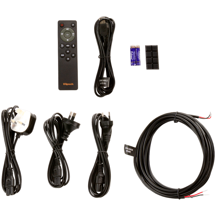 Klipsch Reference R-41PM Powered Bookshelf Speakers, Black, Pair 5