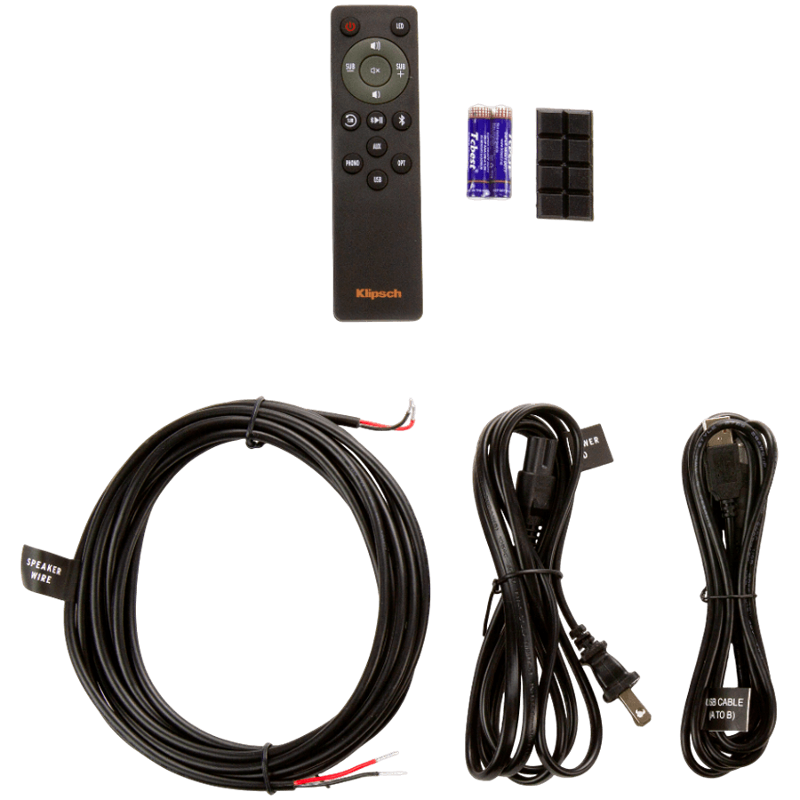 Klipsch Reference R-41PM Powered Bookshelf Speakers, Black, Pair 6