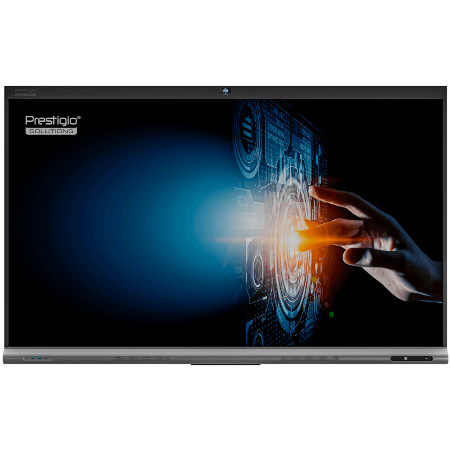 PRESTIGIO SOLUTIONS Multiboard 98" Light+ Series UHD 4K, Android 11, Dual Wi-Fi, 40TP, NFC, Camera, touch pen