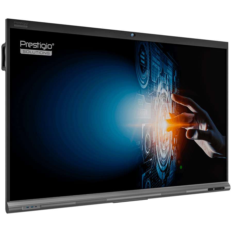 PRESTIGIO SOLUTIONS Multiboard 98" Light+ Series UHD 4K, Android 11, Dual Wi-Fi, 40TP, NFC, Camera, touch pen 2